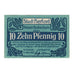 Geldschein, Deutschland, Herford Stadt, 10 Pfennig, personnage, 1920