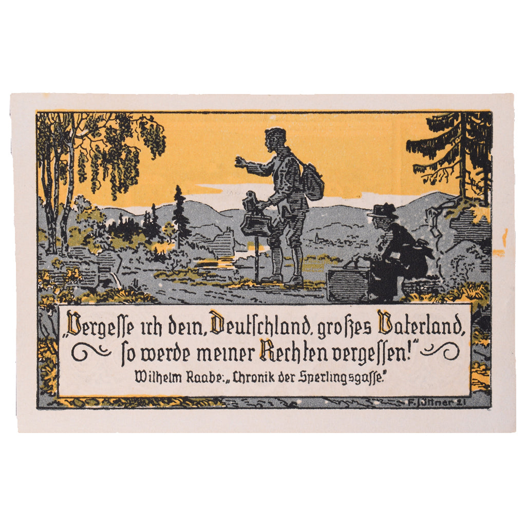 Banknot, Niemcy, Eschershausen, 50 Pfennig, personnage 1, 1921, 1921-06-01