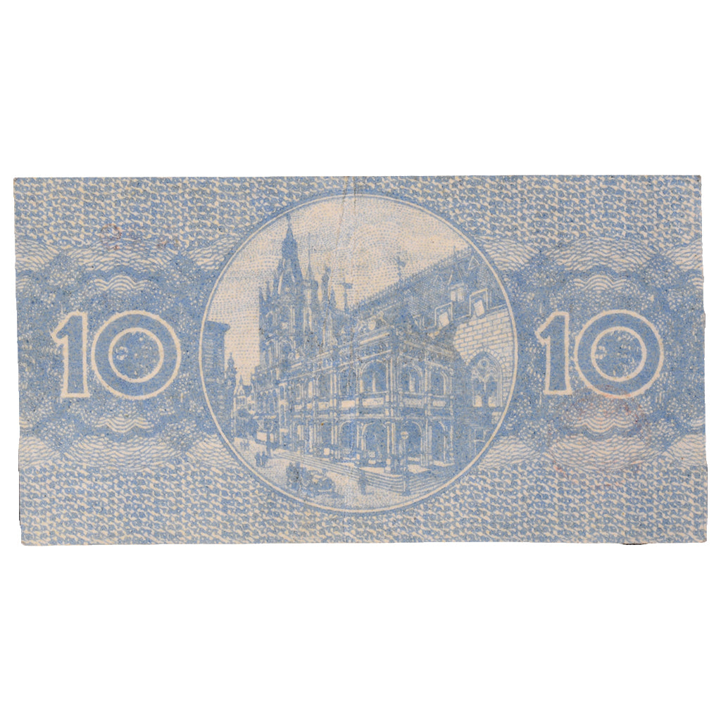 Banknot, Niemcy, Köln Stadt, 10 Pfennig, Eglise, 1921, 1920-05-01, AU(55-58)