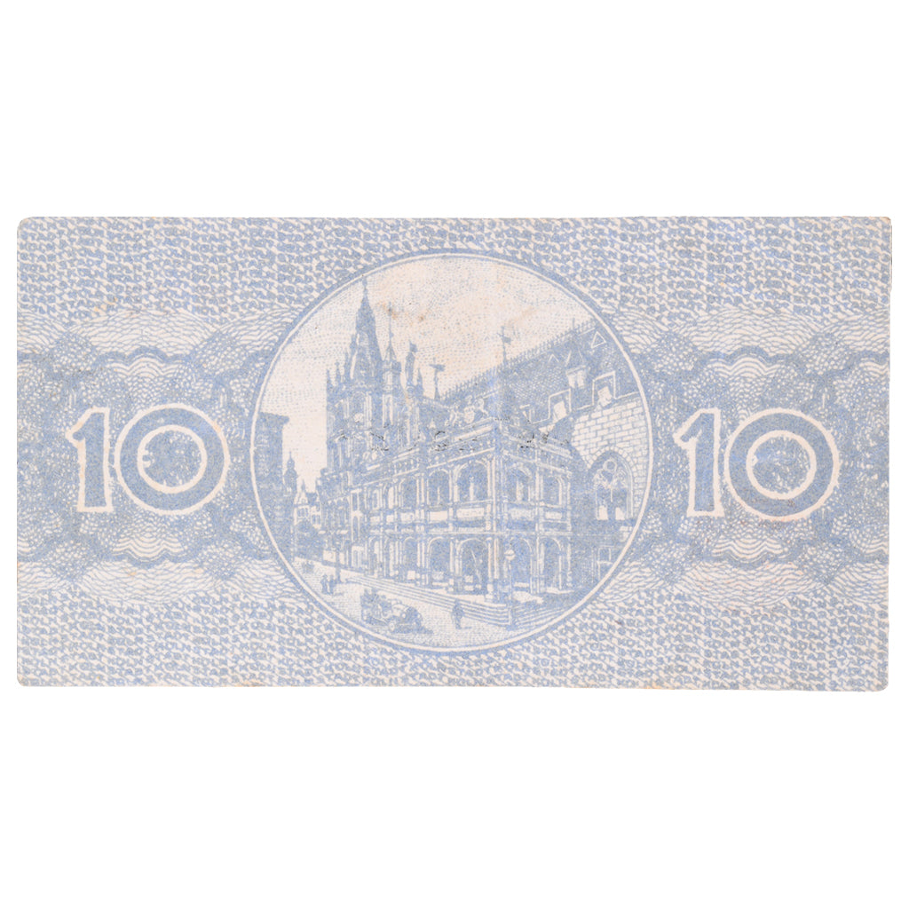 Banknot, Niemcy, Köln Stadt, 10 Pfennig, église 4, 1921, 1920-10-01