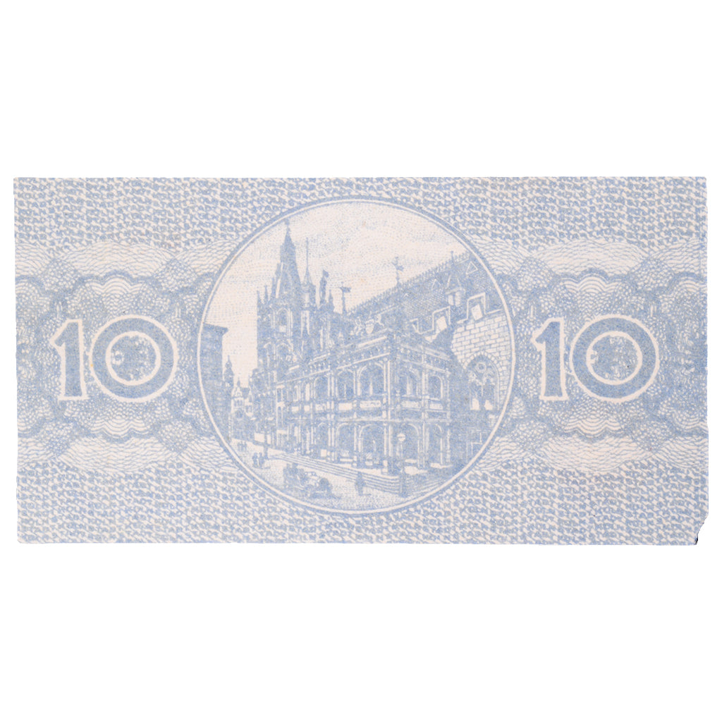 Banknot, Niemcy, Köln Stadt, 10 Pfennig, Eglise 5, 1921, 1920-05-01, AU(55-58)