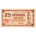 Geldschein, Deutschland, Köln Stadt, 25 Pfennig, personnage, 1920, 1921-07-13