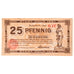 Geldschein, Deutschland, Köln Stadt, 25 Pfennig, personnage 5, 1920