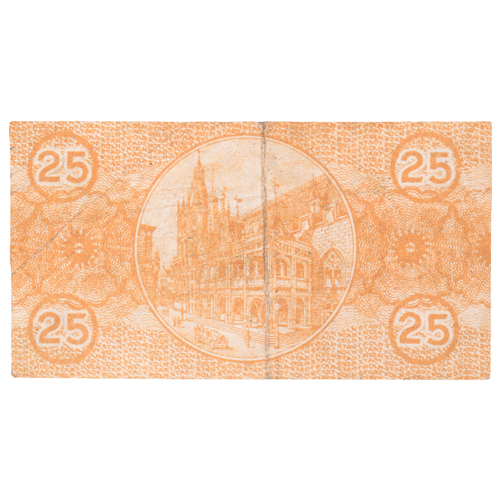 Banknot, Niemcy, Köln Stadt, 25 Pfennig, personnage 10, 1920, 1920-12-31
