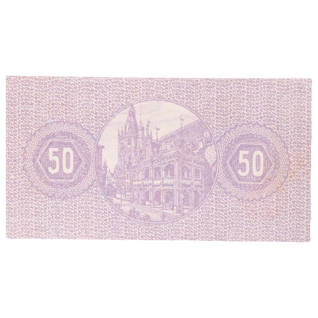Banknot, Niemcy, Köln Stadt, 50 Pfennig, Eglise 1, 1920, 1920-05-01, AU(55-58)