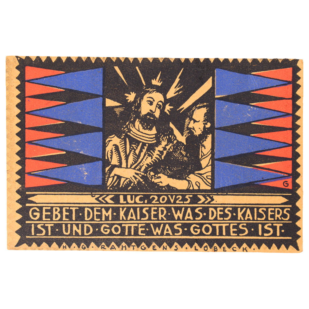 Banknot, Niemcy, Eutin Stadt, 50 Pfennig, personnage, 1921, 1921-10-01