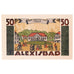 Geldschein, Deutschland, Harzgerode Stadt, 50 Pfennig, paysage, 1921