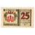Geldschein, Deutschland, Harzgerode Stadt, 25 Pfennig, village, 1921