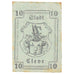 Geldschein, Deutschland, Cleve Stadt, 10 Pfennig, valeur faciale, 1922