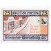 Banknot, Niemcy, Horneburg, 75 Pfennig, rue 1, 1921, 1921-05-01, UNC(63)