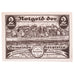 Geldschein, Deutschland, Herstelle, 2 Mark, ecusson 2, 1921, 1921-11-01, UNZ