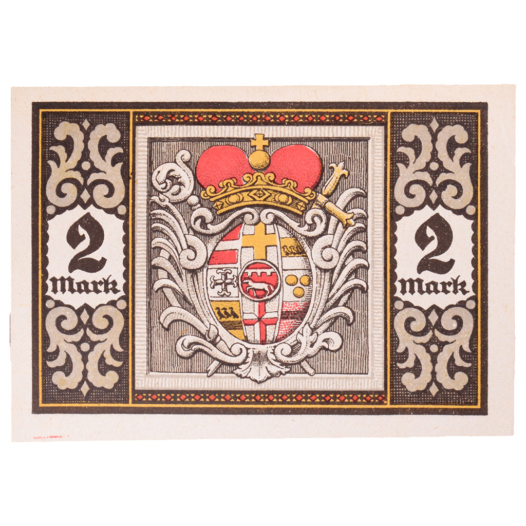 Geldschein, Deutschland, Herstelle, 2 Mark, ecusson 2, 1921, 1921-11-01, UNZ