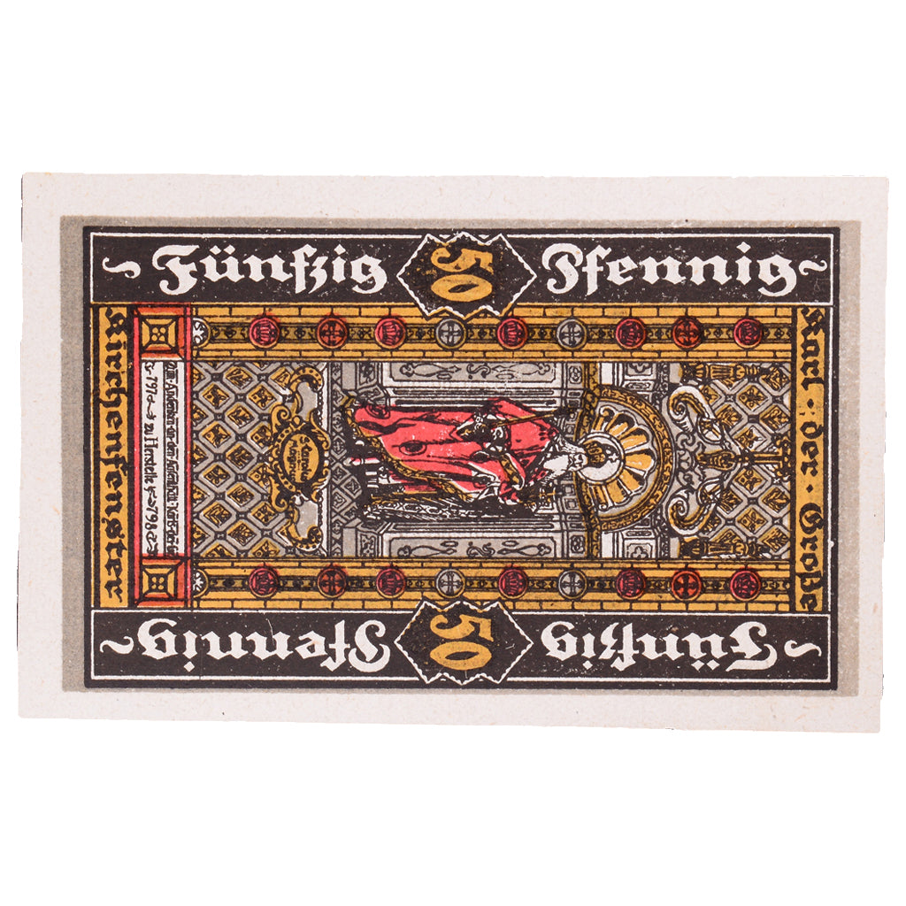 Banconote, Germania, Herstelle, 50 Pfennig, personnage, 1921, 1921-11-01, FDS