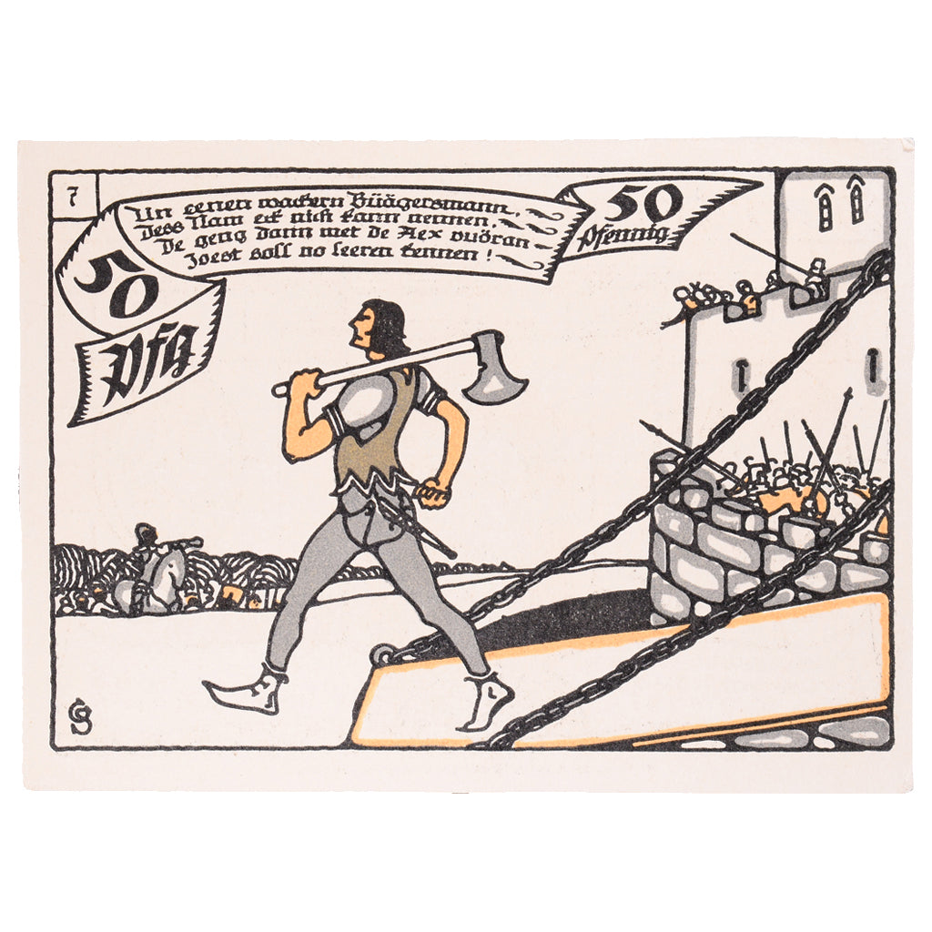 Banconote, Germania, Herne Stadt, 50 Pfennig, armée, 1921, 1921-07-01, SPL-