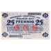 Banknot, Niemcy, Bremerhaven, 25 Pfennig, Poissons 1, 1920, UNC(63), Mehl:B86.3