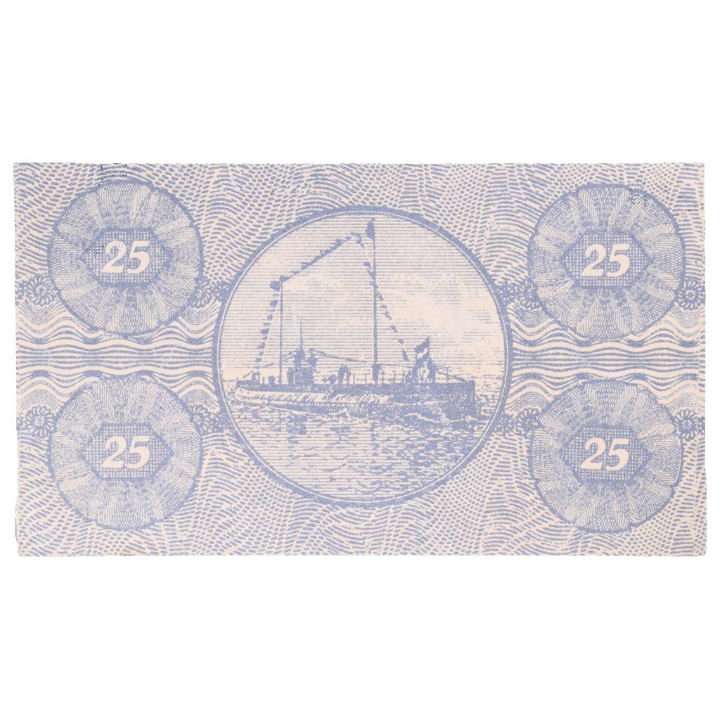 Banknot, Niemcy, Bremerhaven, 25 Pfennig, Poissons 1, 1920, UNC(63), Mehl:B86.3