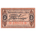 Banconote, Germania, Benneckenstein im Harz Stadt, 5 Pfennig, paysage, 1919