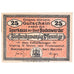Banconote, Germania, Bodenwerder Stadtsparkasse, 25 Pfennig, cavalier, 1922