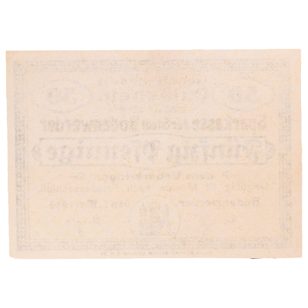 Banknot, Niemcy, Bodenwerder Stadtsparkasse, 50 Pfennig, cavalier, 1922
