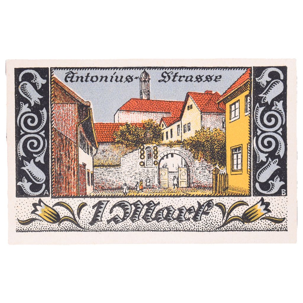 Banknot, Niemcy, Brakel Stadt, 1 Mark, village, 1921, 1921-06-01, UNC(60-62)