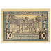 Geldschein, Deutschland, Berneck im Fichtelgebirge Stadt, 10 Pfennig, village 2
