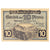 Geldschein, Deutschland, Berneck im Fichtelgebirge Stadt, 10 Pfennig, village 2