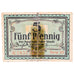 Banconote, Germania, Cottbus Stadt, 5 Pfennig, valeur faciale, 1918, 1918-12-31