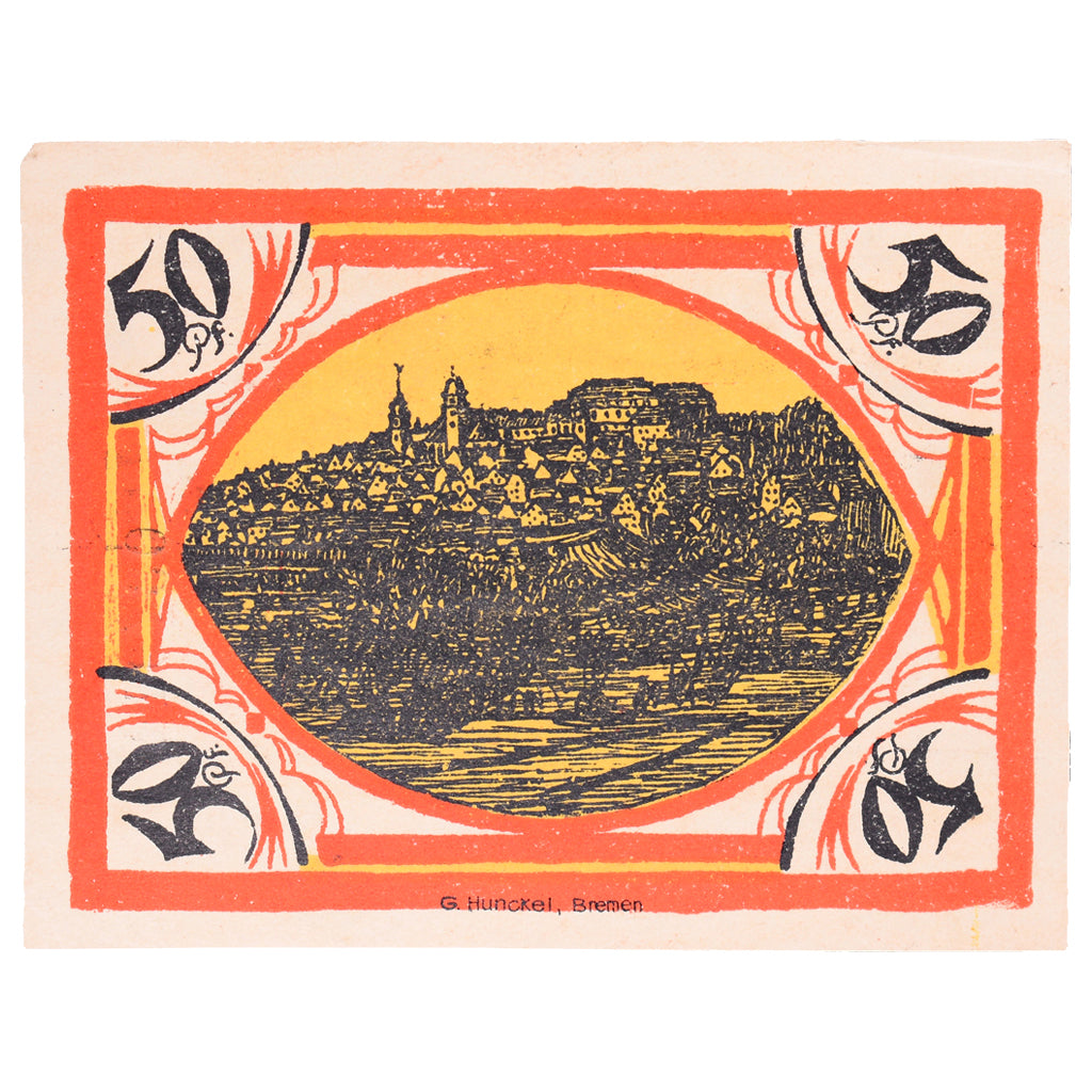 Banconote, Germania, Hachenburg, 50 Pfennig, village 2, 1921, 1921-06-01, SPL