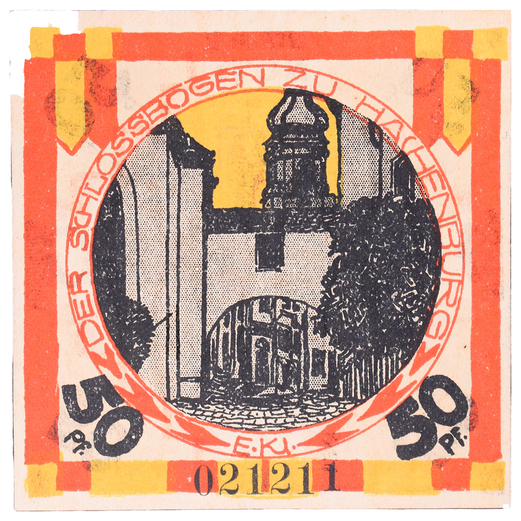 Geldschein, Deutschland, Hachenburg, 50 Pfennig, ruelle, 1921, 1921-06-01, VZ+