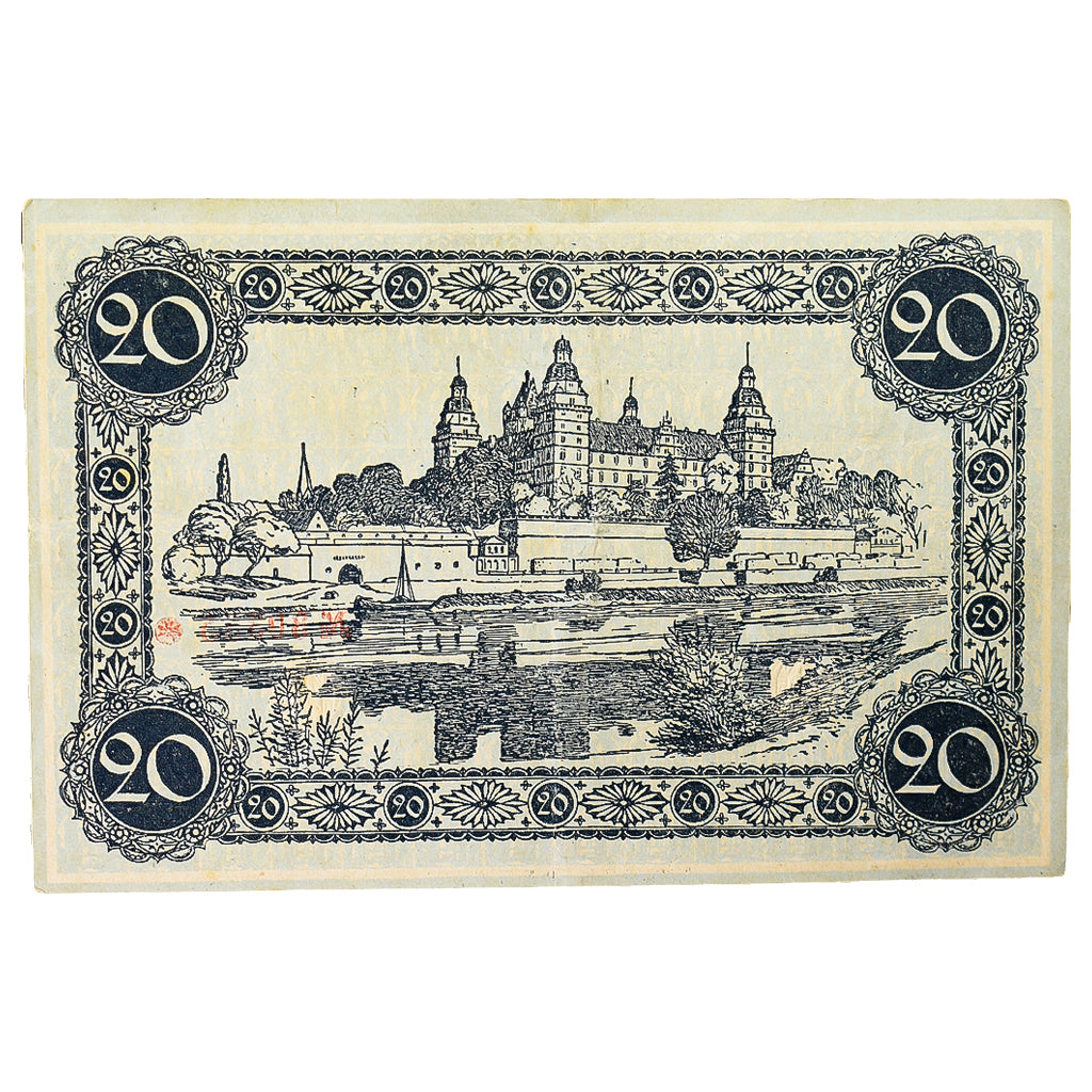 Banconote, Germania, Aschaffenburg Stadt, 20 Mark, paysage 2, SPL-, Mehl:022.03