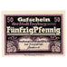 Banknot, Niemcy, Freyburg a. Unstrut Stadt, 50 Pfennig, Eglise, 1920