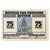 Banconote, Germania, Bevern Gemeinde, 75 Pfennig, personnage, 1921, 1921-12-31