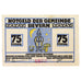 Geldschein, Deutschland, Bevern Gemeinde, 75 Pfennig, personnage, 1921