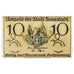 Geldschein, Deutschland, Fraustadt Stadt, 10 Pfennig, Batiment, VZ, Mehl:F18.9