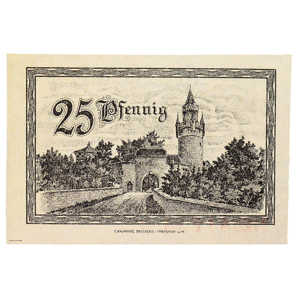 Banconote, Germania, Friedberg, 25 Pfennig, chateau 2, 1920, 1920-12-01, SPL