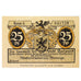 Geldschein, Deutschland, Belgard a. Persante Stadt, 25 Pfennig, personnage, VZ+