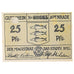 Banconote, Germania, Apenrade Stadt, 25 Pfennig, poisson, 1920, SPL-, Mehl:21.1