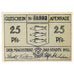 Banconote, Germania, Apenrade Stadt, 25 Pfennig, Poissons 1, 1920, SPL-