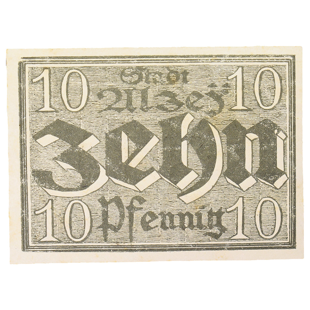 Banconote, Germania, alzey stadt, 10 Pfennig, valeur faciale 1, 1921