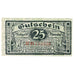 Banknot, Niemcy, Elberfeld Stadt, 25 Pfennig, Blason, 1919, 1919-11-15