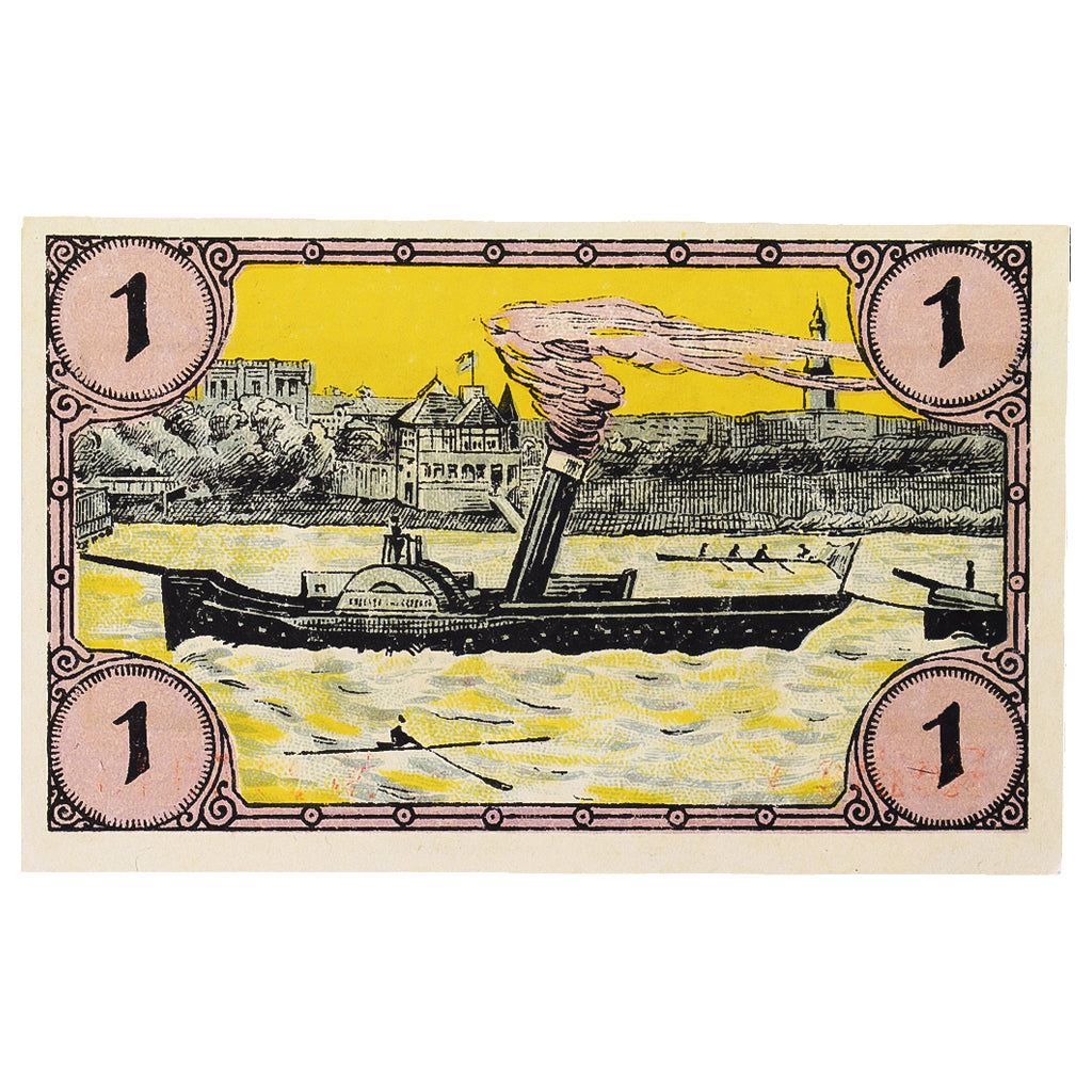 Banknot, Niemcy, Glogau Stadt, 1 Pfennig, bateau, 1920, 1920-12-31, UNC(60-62)