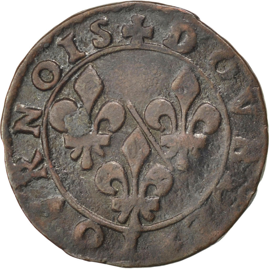ESTADOS FRANCESES, CHÂTEAU-REGNAULT, 2 Deniers, Tournois, Cobre, MBC, CGKL:662