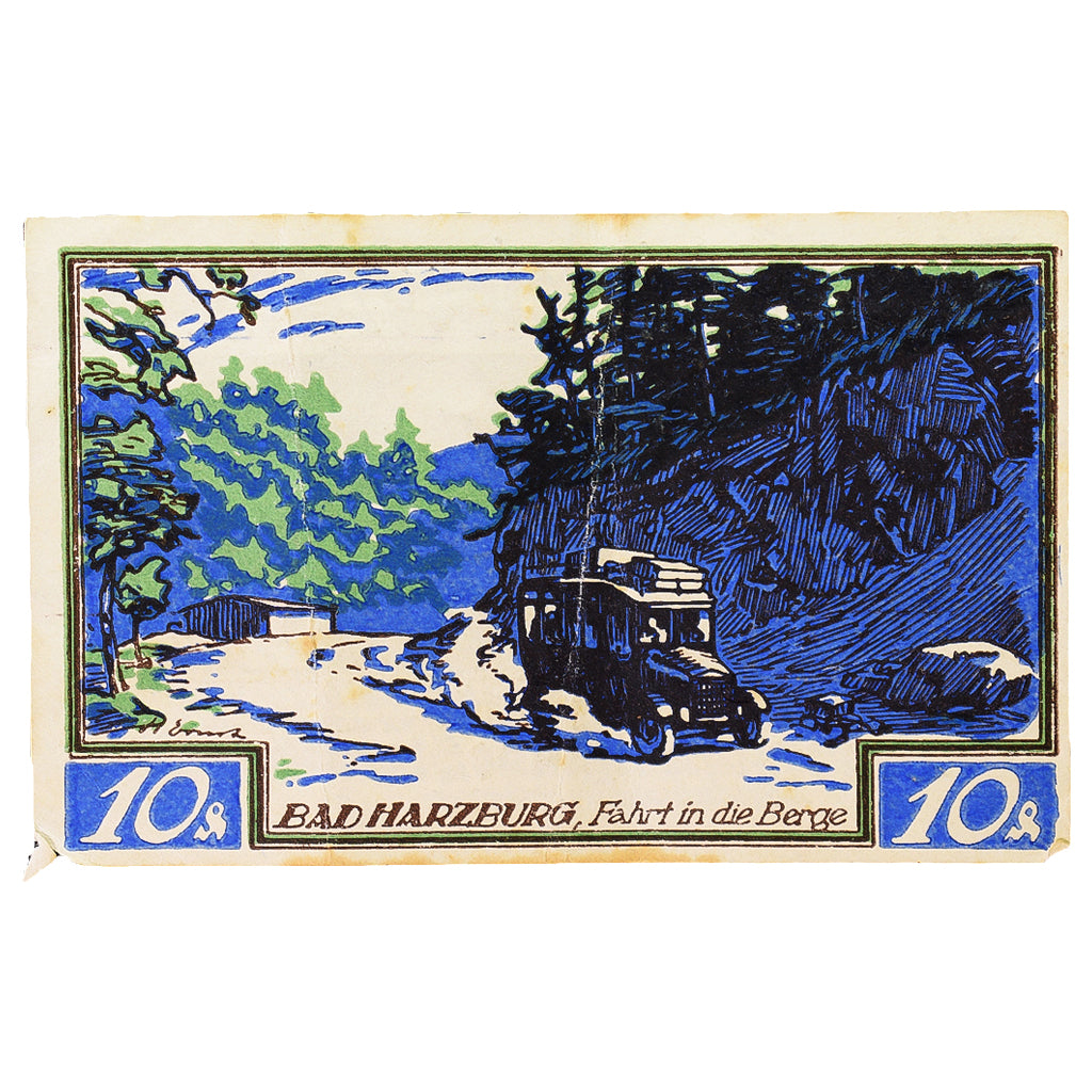 Banconote, Germania, Braunschweig, 10 Pfennig, route, 1921, 1921-05-01, SPL