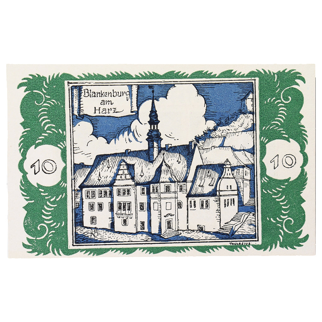 Banknot, Niemcy, Braunschweig, 10 Pfennig, Maison, 1921, 1921-05-01, UNC(60-62)