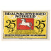 Banknot, Niemcy, Braunschweig, 25 Pfennig, Batiment, 1922, 1922-05-01