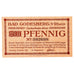 Banconote, Germania, Godesberg Bad Stadt, 50 Pfennig, personnage 3, 1920