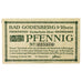 Banconote, Germania, Godesberg, 25 Pfennig, paysage 1, 1920, 1920-10-25, SPL