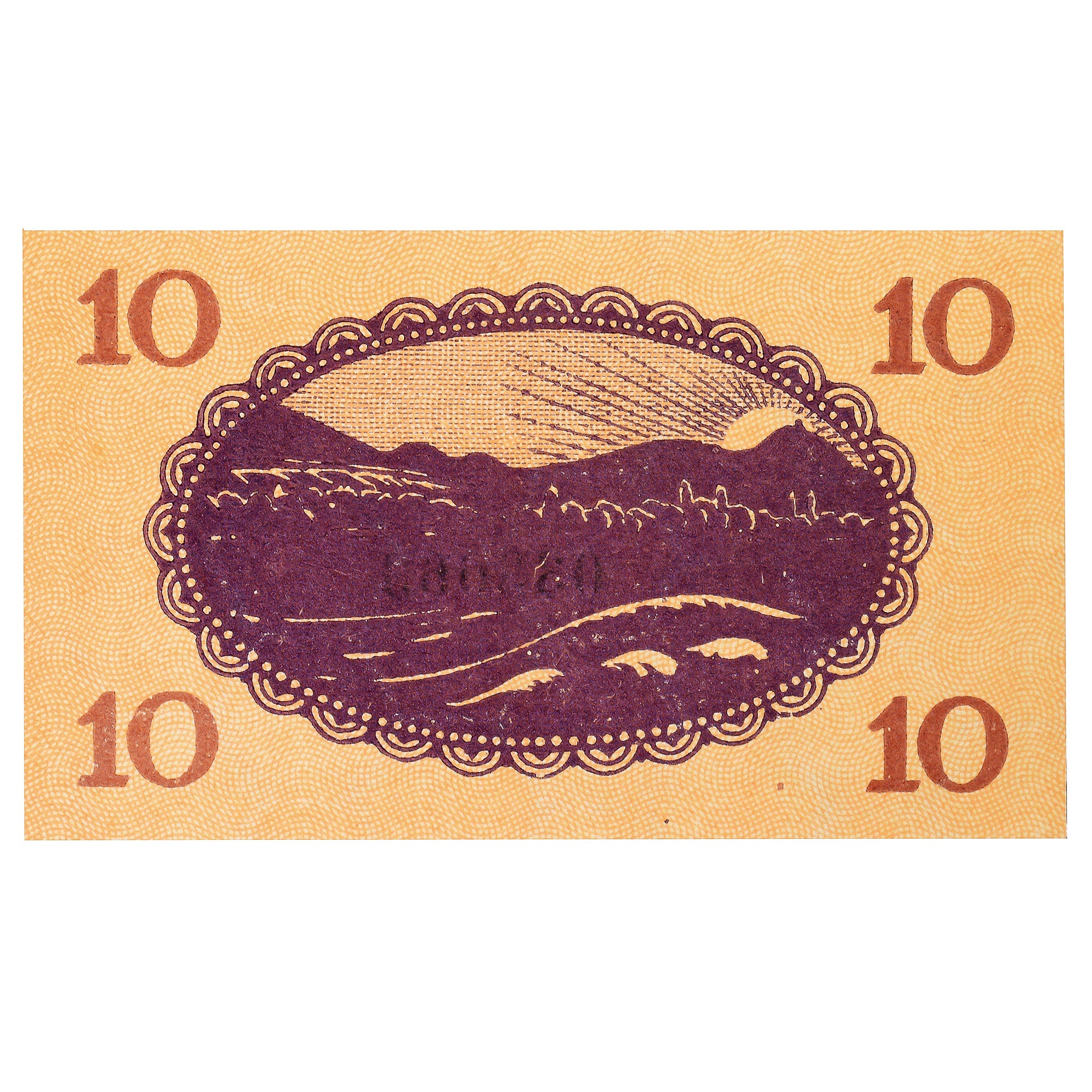 Banknot, Niemcy, Godesberg, 10 Pfennig, paysage 1, 1920, 1920-10-25, UNC(60-62)