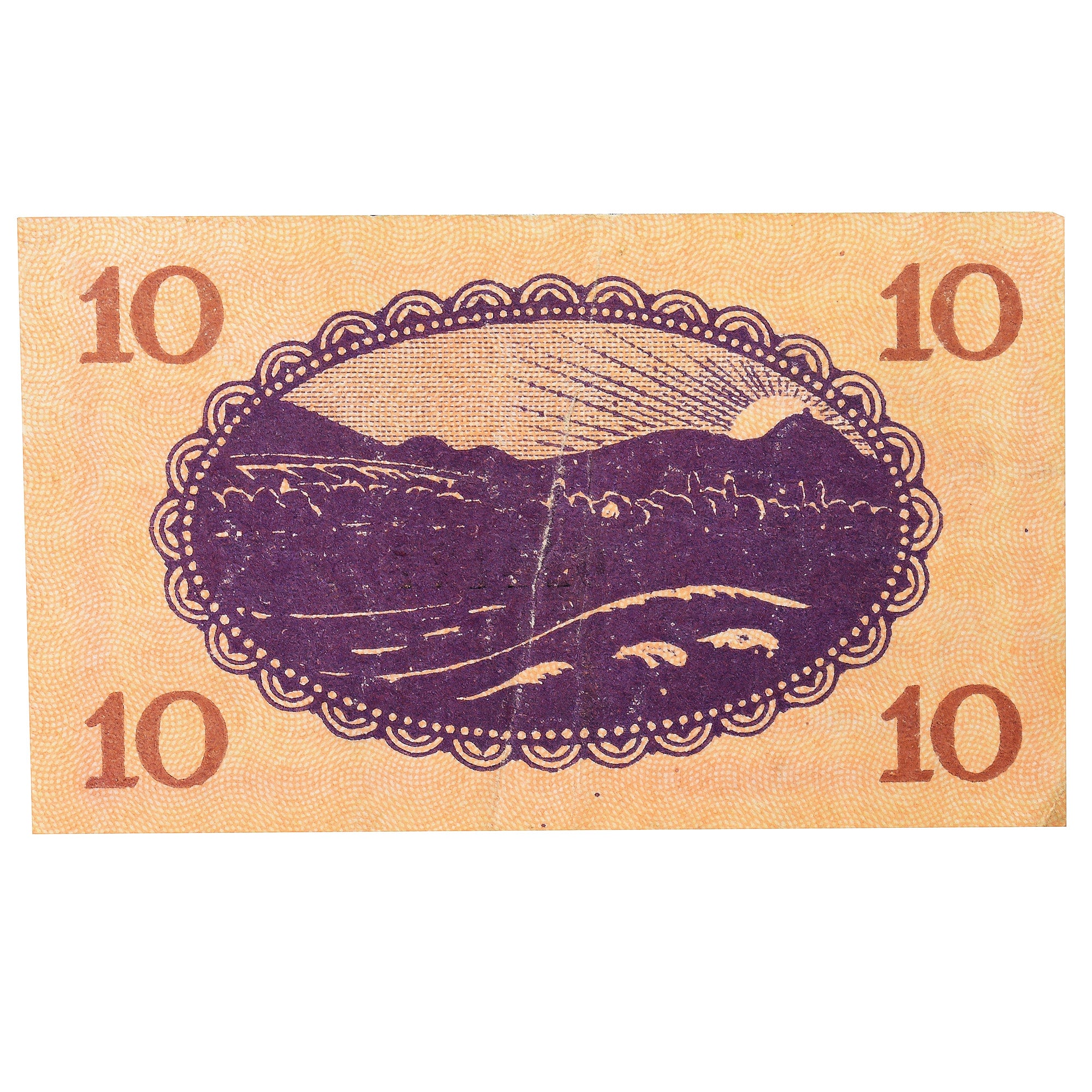 Banconote, Germania, Godesberg, 10 Pfennig, paysage 3, 1920, 1920-10-25, SPL