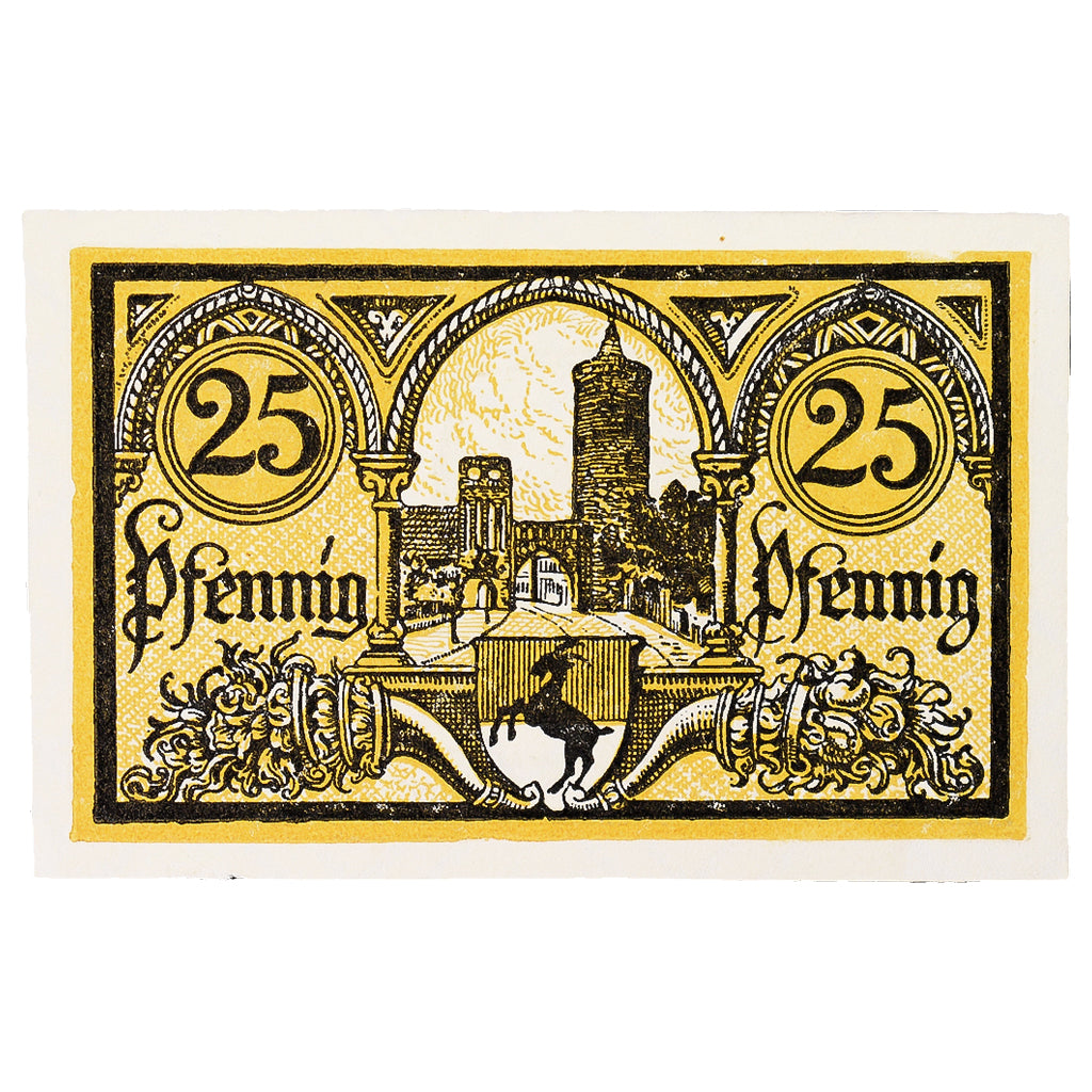Banconote, Germania, Jüterbog, 25 Pfennig, paysage, 1920, 1920-10-01, SPL